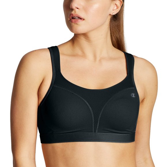 Champion Other - CHAMPION Spot Comfort Knit Sports Bra Black